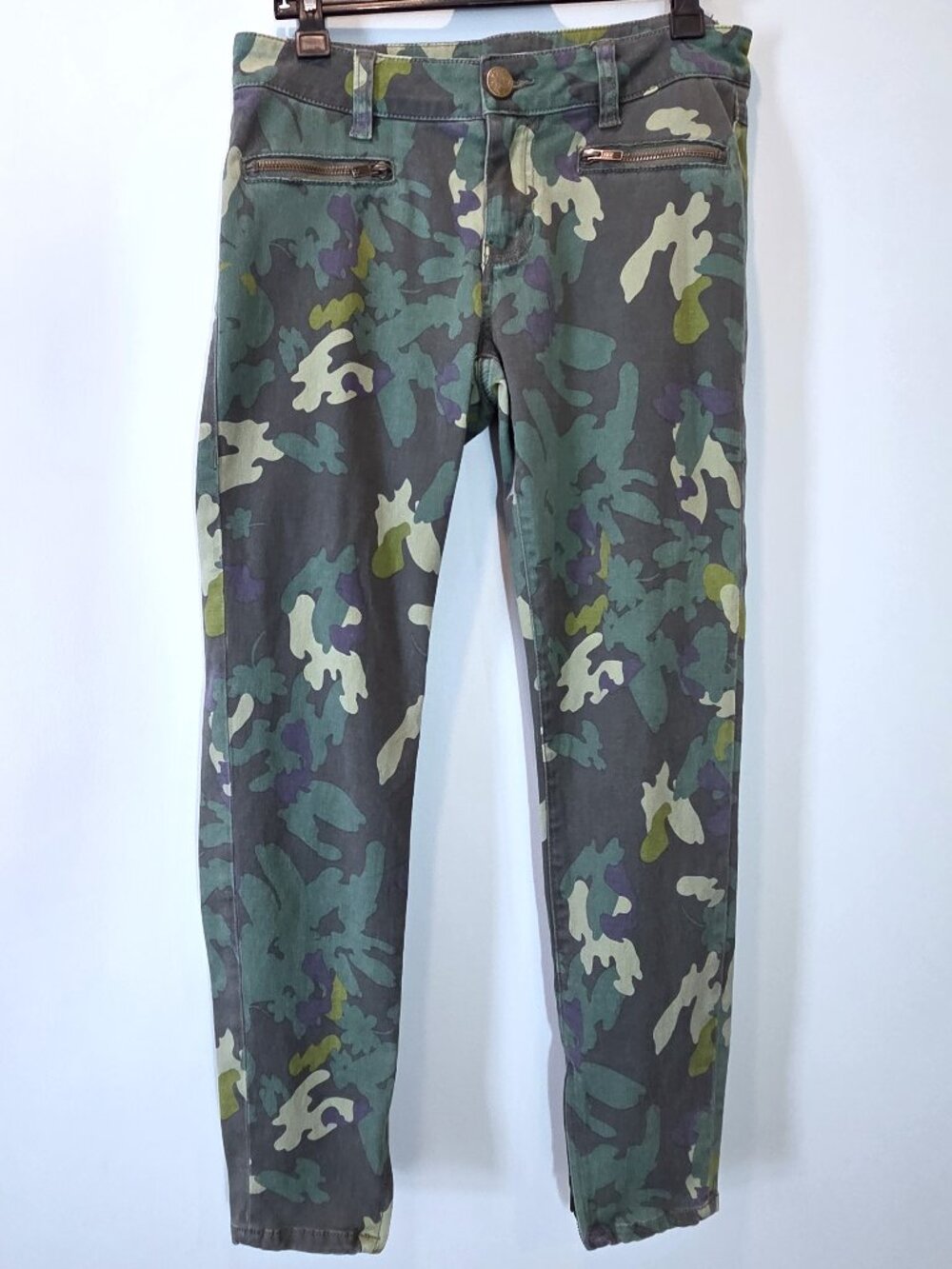 Cabi Slim Camo Ankle Jeans Size 4